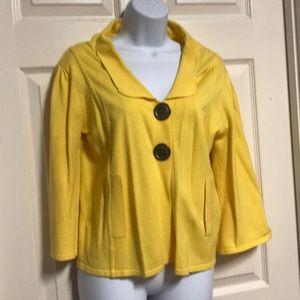 Beautiful yellow jacket will brighten any day!